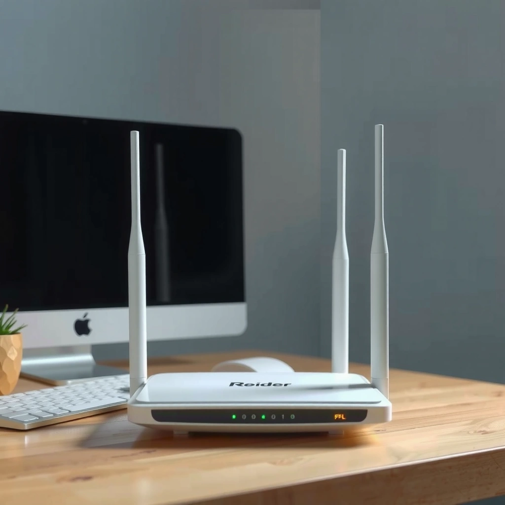 Image showing proper router placement and ventilation to prevent overheating issues.