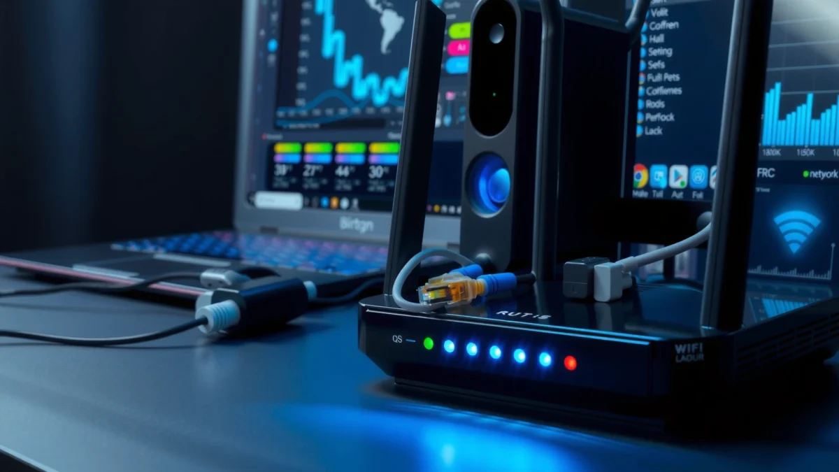 Step-by-step configuration guide for setting up Quality of Service on a router.