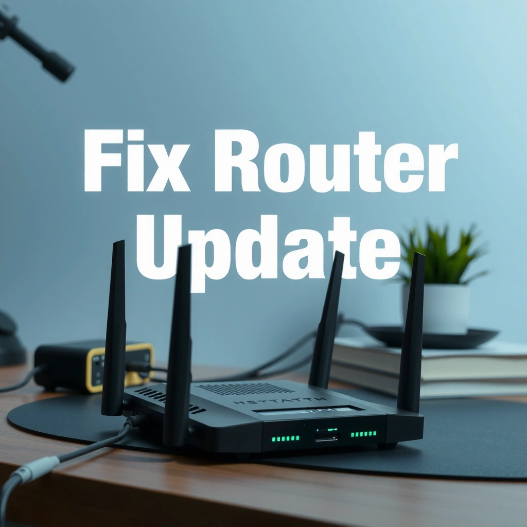 Introduction to fixing router update failure with step-by-step solutions.