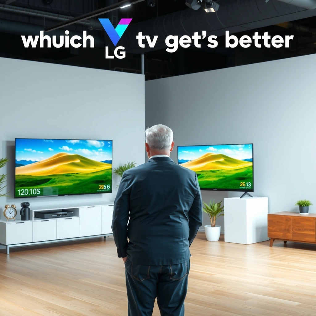 Comparison of Samsung and LG TVs showcasing their variable refresh rate compatibility.