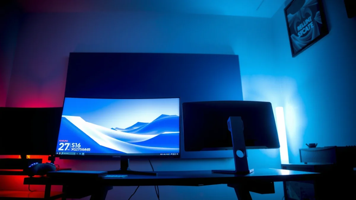 Comparison of Samsung Odyssey G6 and ASUS XG27AQMR 27-inch gaming monitors