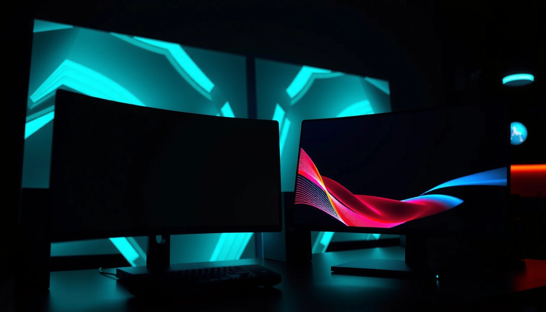 Comparison of Samsung Odyssey G9 and LG 45GR95QE ultrawide OLED monitors for gaming.