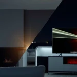 Samsung OLED and LG OLED TVs side by side for movie performance comparison.