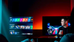 Comparison of Samsung QLED and LG QNED TVs for gaming performance and features.