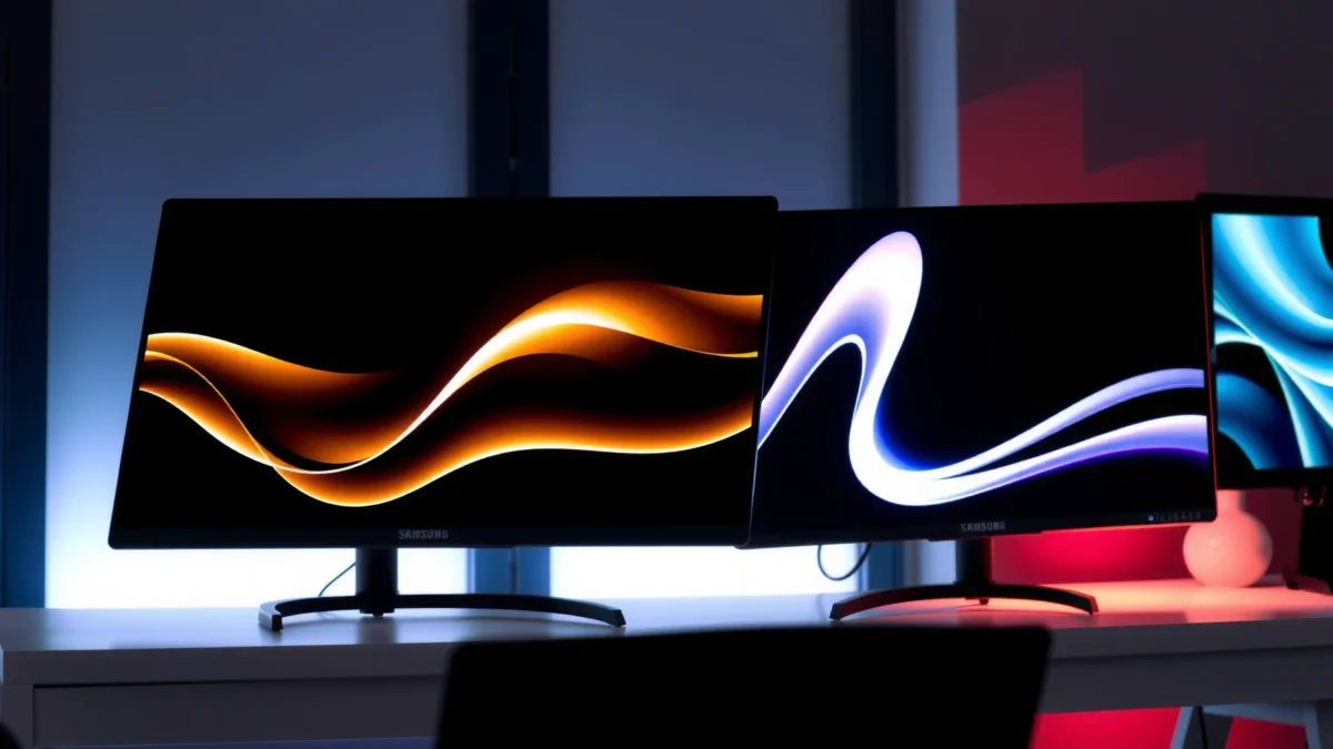 Comparison of Samsung and AOC monitors highlighting key differences for buyers.