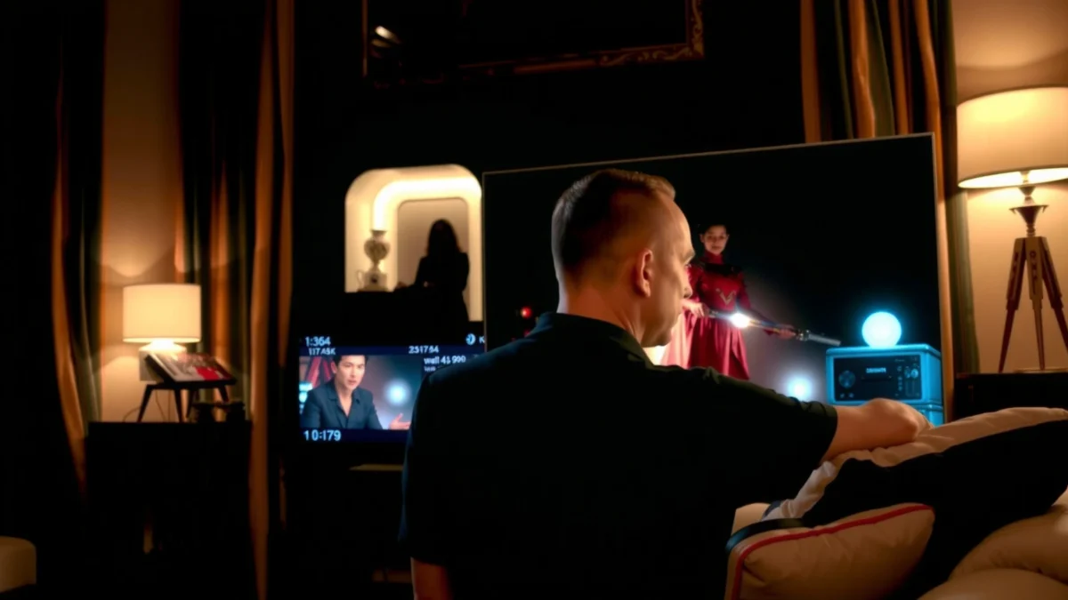 Comparison of Samsung and LG TVs showcasing HDR performance in a side-by-side view.