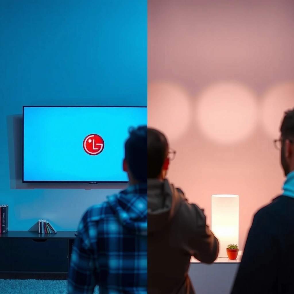 Comparison of picture processing technology in Samsung and LG TVs.