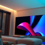 Side-by-side comparison of Samsung and LG Smart TVs highlighting features and design.