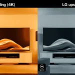 Comparison of Samsung TV upscaling and LG TV upscaling features and performance.
