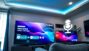 Comparison of Samsung TV Voice Control and LG Voice Control features and differences.