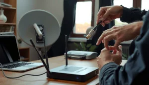 Step-by-step guide on how to set up a router with satellite internet for optimal connectivity.
