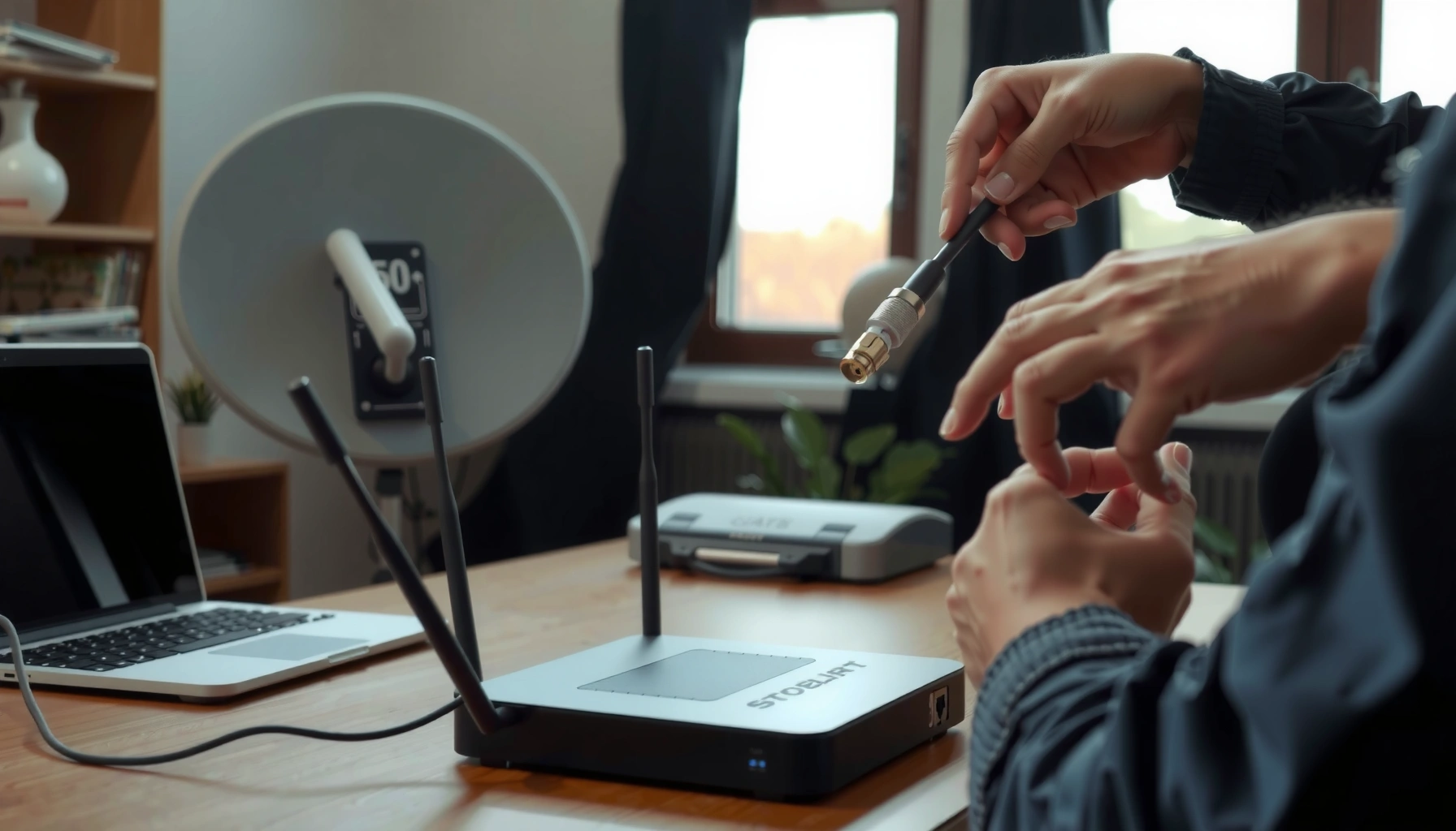Step-by-step guide on how to set up a router with satellite internet for optimal connectivity.