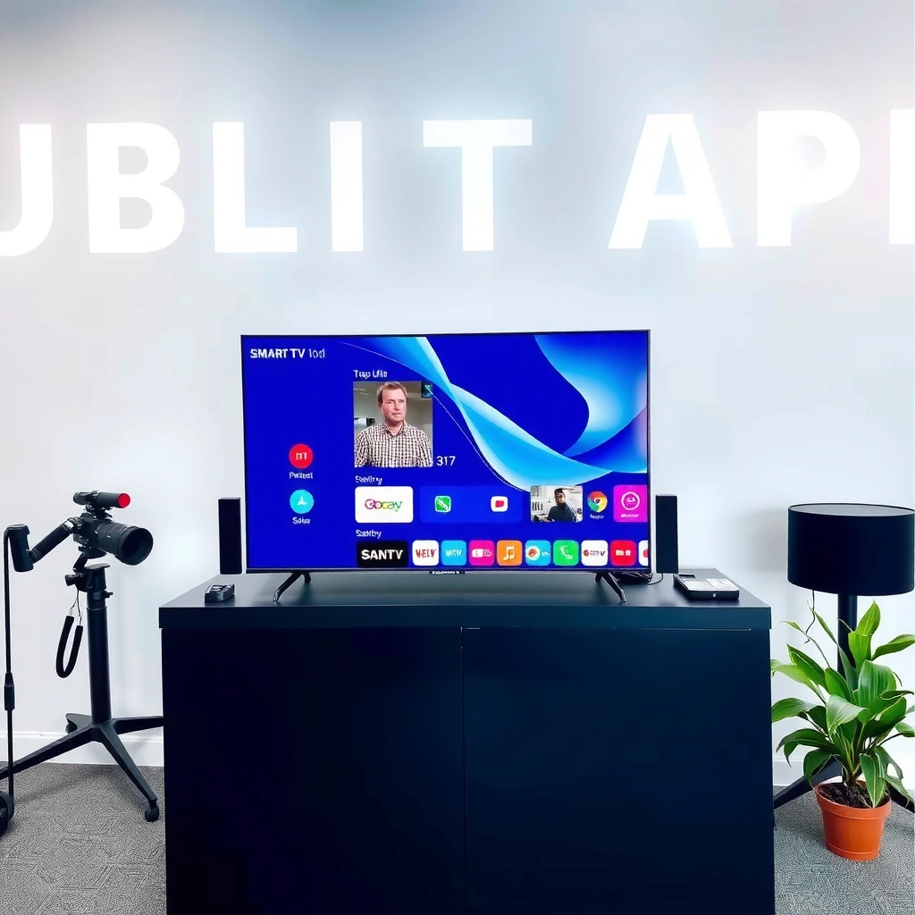 Comparison of app availability for Sony and Samsung Smart TVs, highlighting popular streaming services.