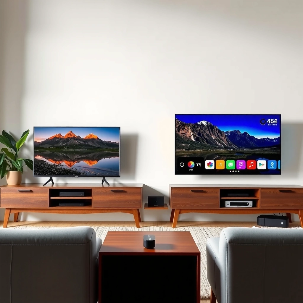 Overview of features included in typical Smart TV operating systems