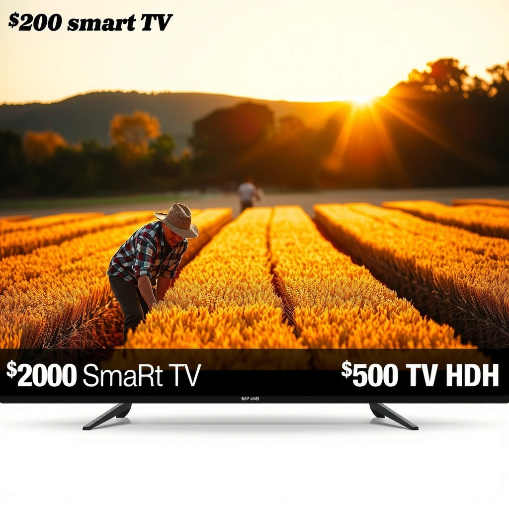 Comparison of features in $200 vs $500 smart TVs highlighting what you get at each price point.