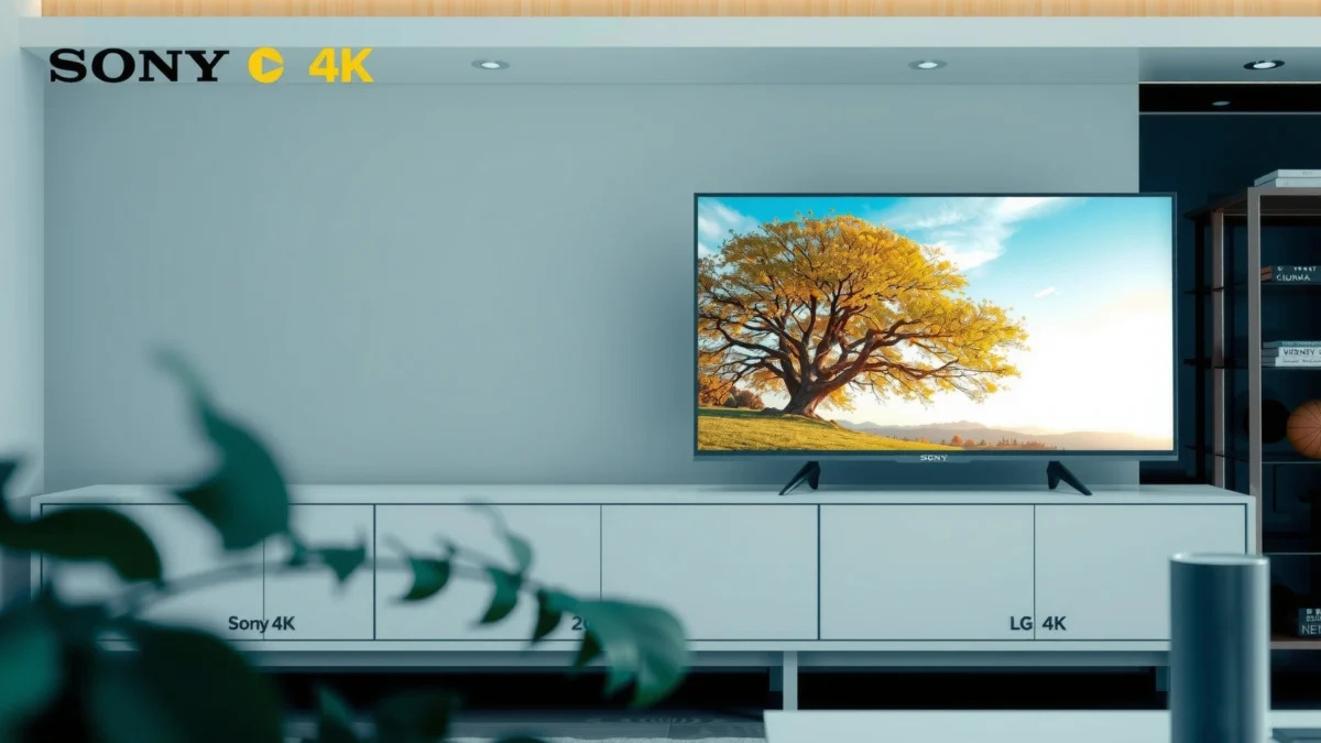 Comparison of Sony 4K and LG 4K TVs for choosing the best option.