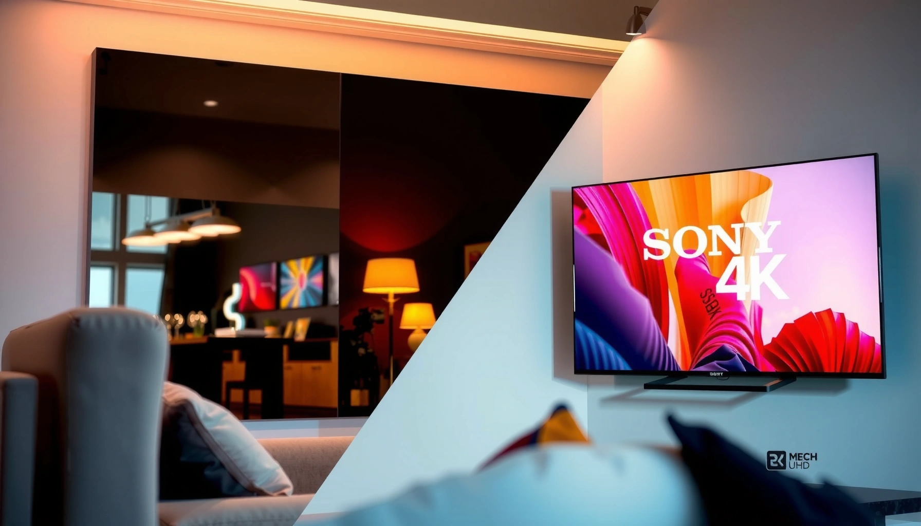 Comparison of Sony 4K and Samsung 4K TVs showcasing features and performance.