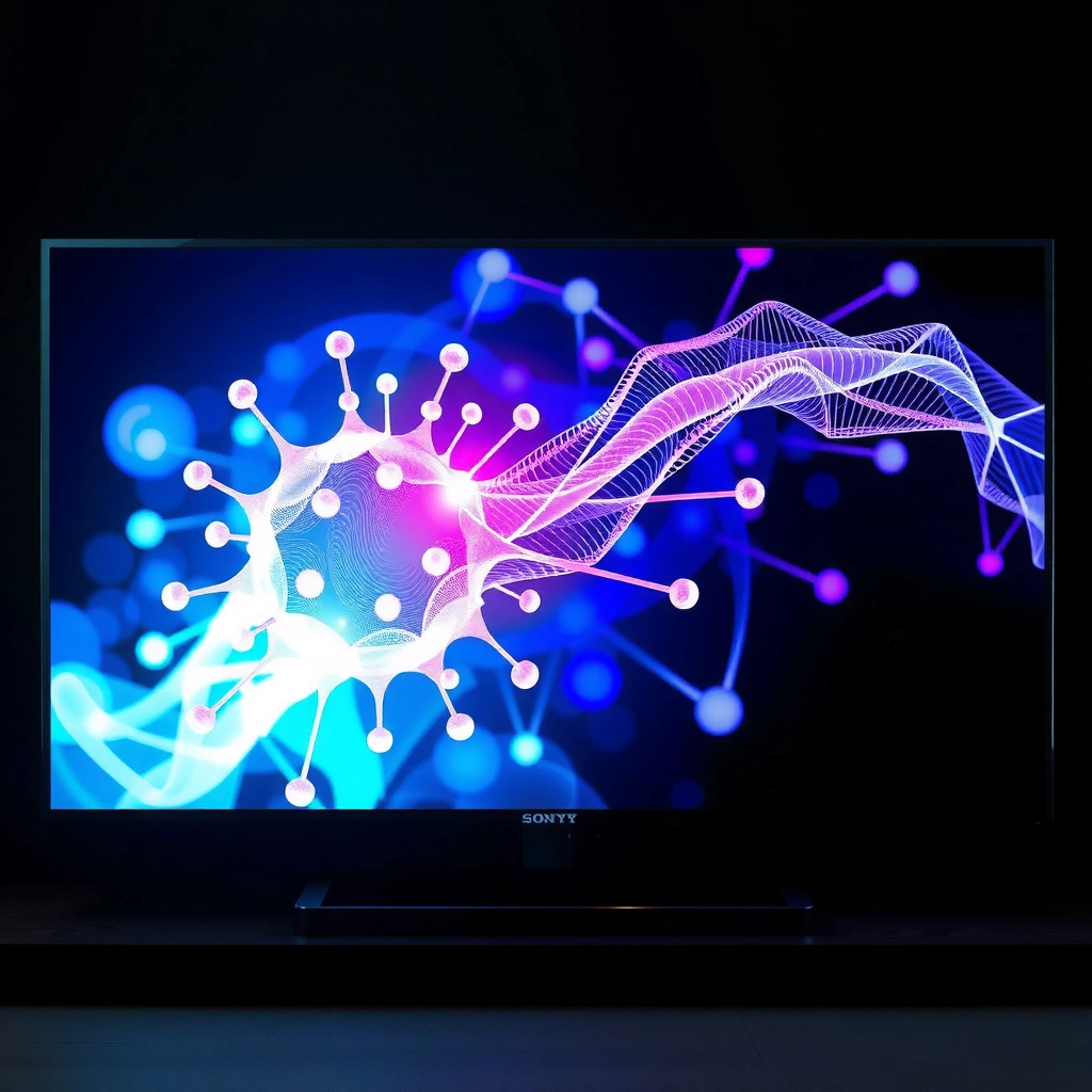 Illustration of Sony's Automatic Low Latency Mode feature on PlayStation and Sony TVs.
