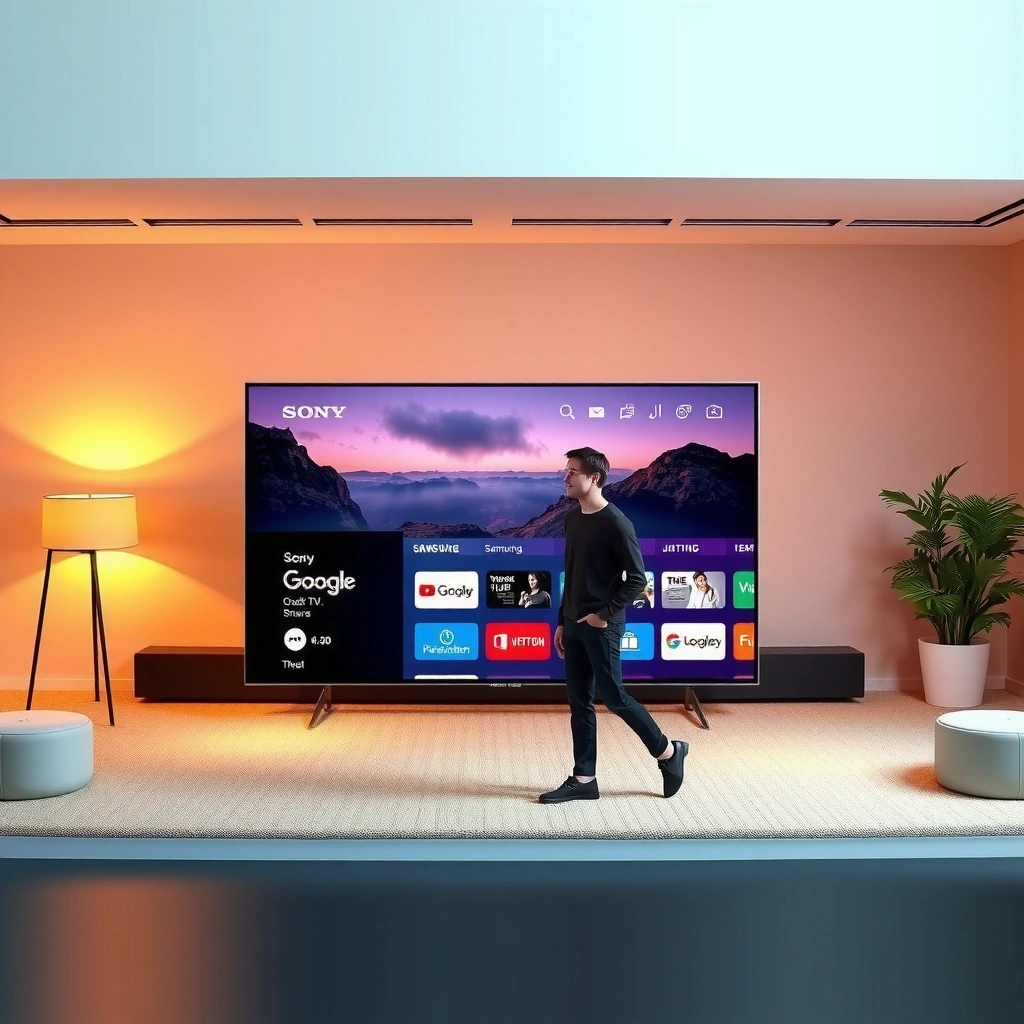 Comparison of Sony Google TV and Samsung Tizen interface performance features.