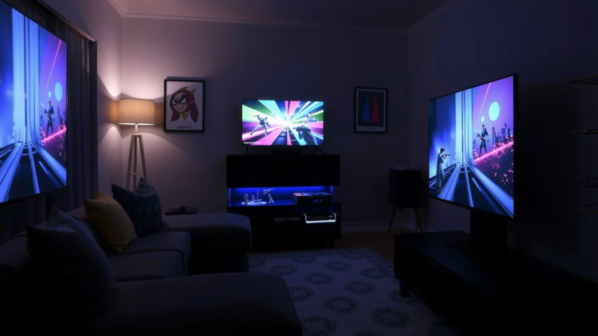 Comparison of Sony OLED and LG OLED TVs for gaming performance and features.