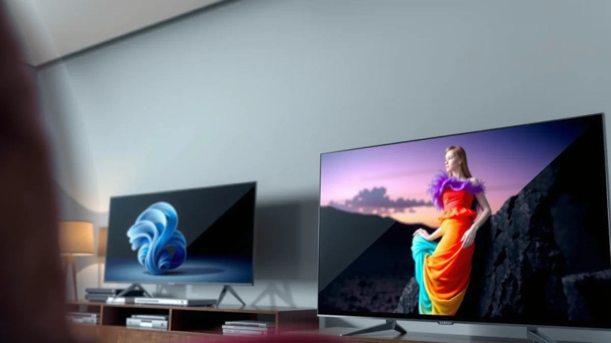 Comparison of Sony OLED and Samsung QLED TVs for optimal viewing experience.