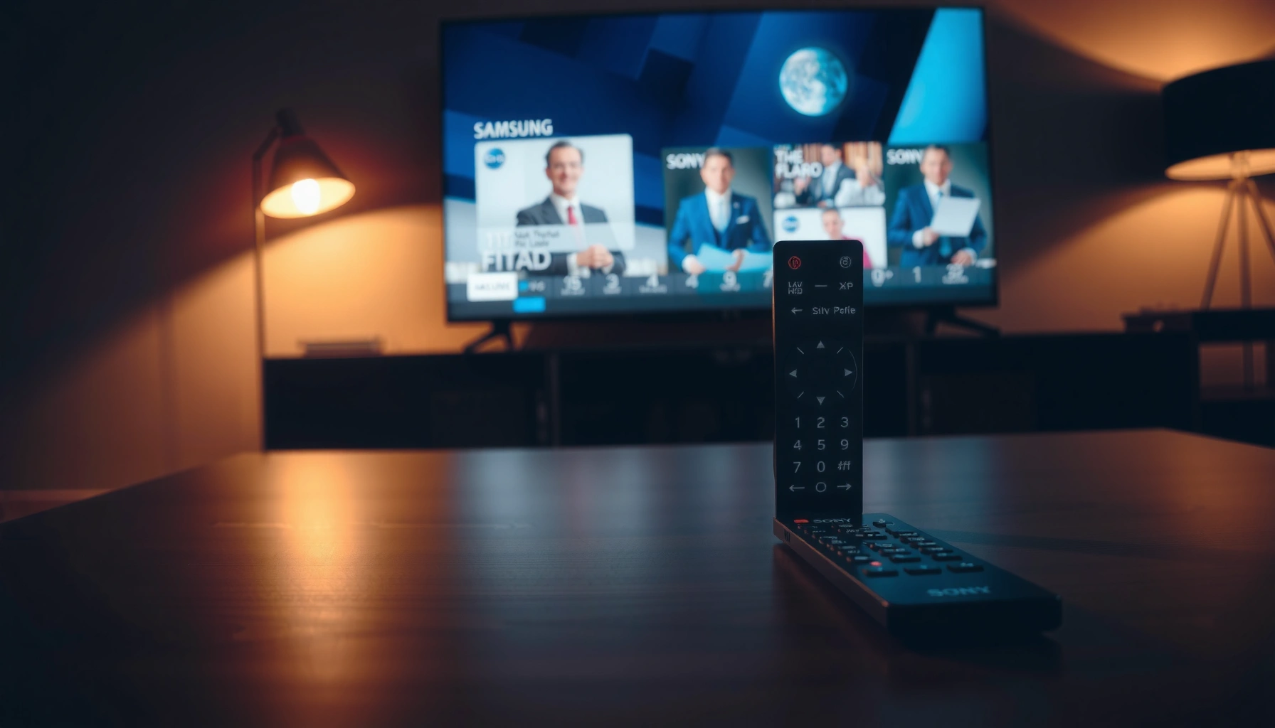 Comparison of Sony TV remote and Samsung remote highlighting features and usability.