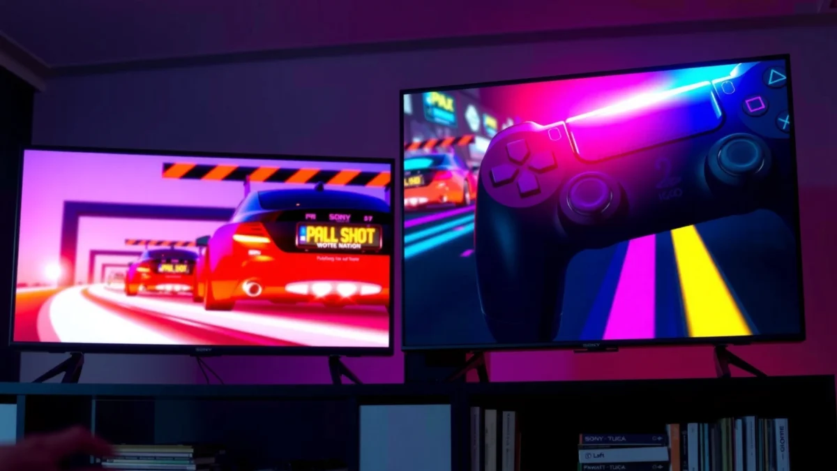Comparison of Sony TV and LG TV for gaming performance and features.