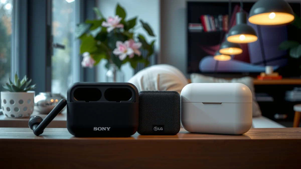Comparison of Sony and LG Bluetooth devices for better sound quality and features.