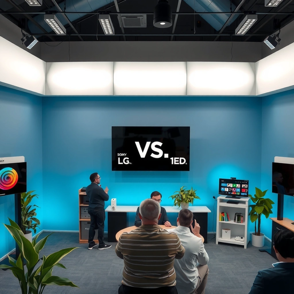 Comparison of picture quality and color performance between Sony LED and LG LED TVs