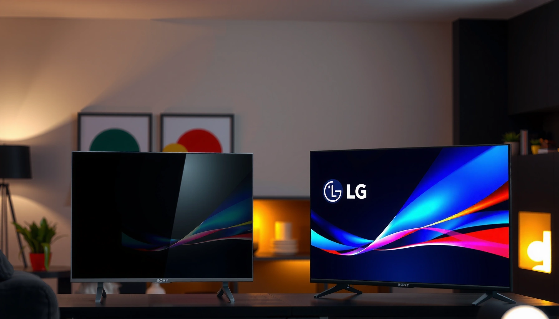 Comparison of Sony and LG Smart TVs highlighting their value and features.
