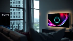 Comparison of energy consumption between Sony and LG smart TVs.