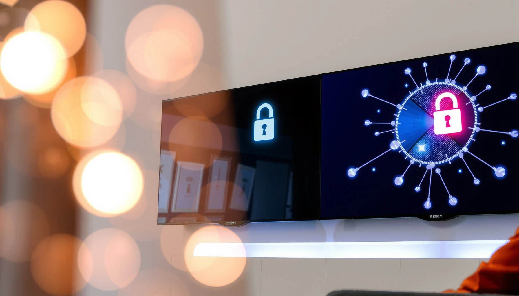 Comparison of Sony and LG Smart TVs focusing on security features and safety.