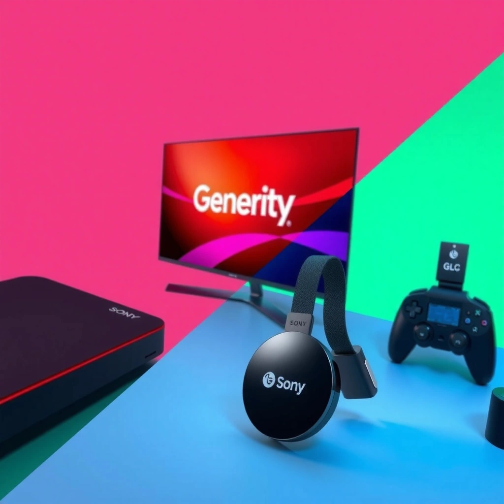 Diagram illustrating how streaming and casting works with Sony and LG devices.
