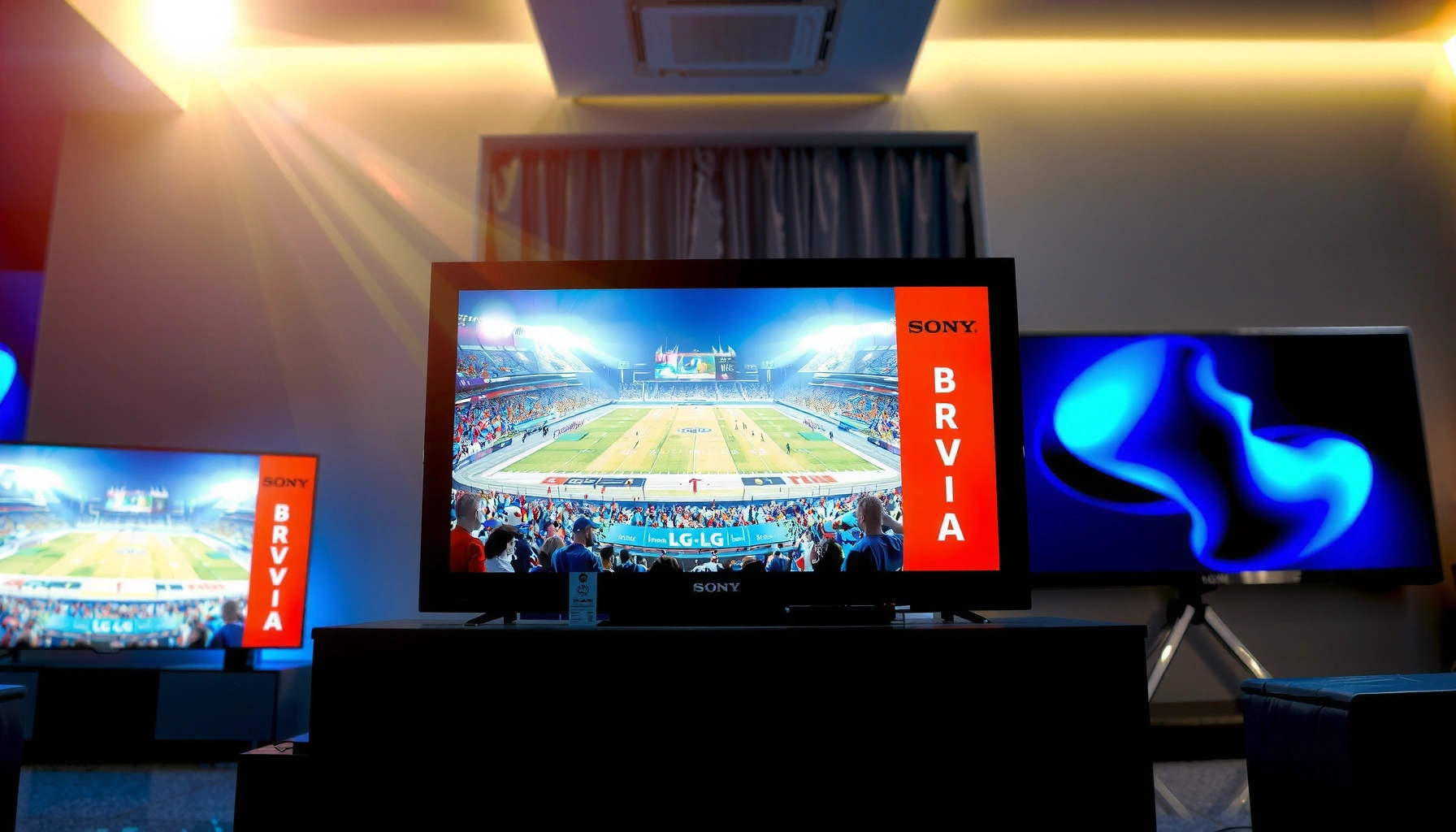 Comparison of Sony and LG TVs for watching sports on game day.