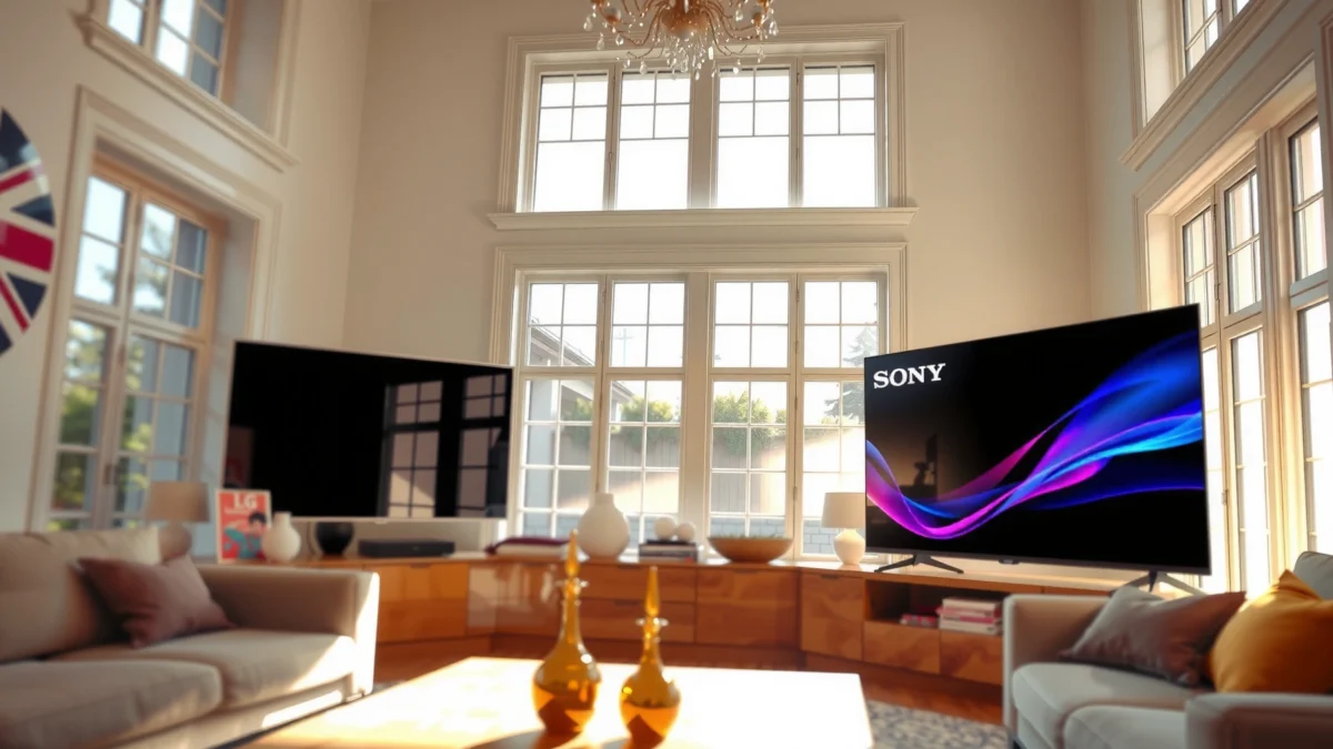 Comparison of Sony and LG TVs suitable for bright rooms, highlighting features and performance.