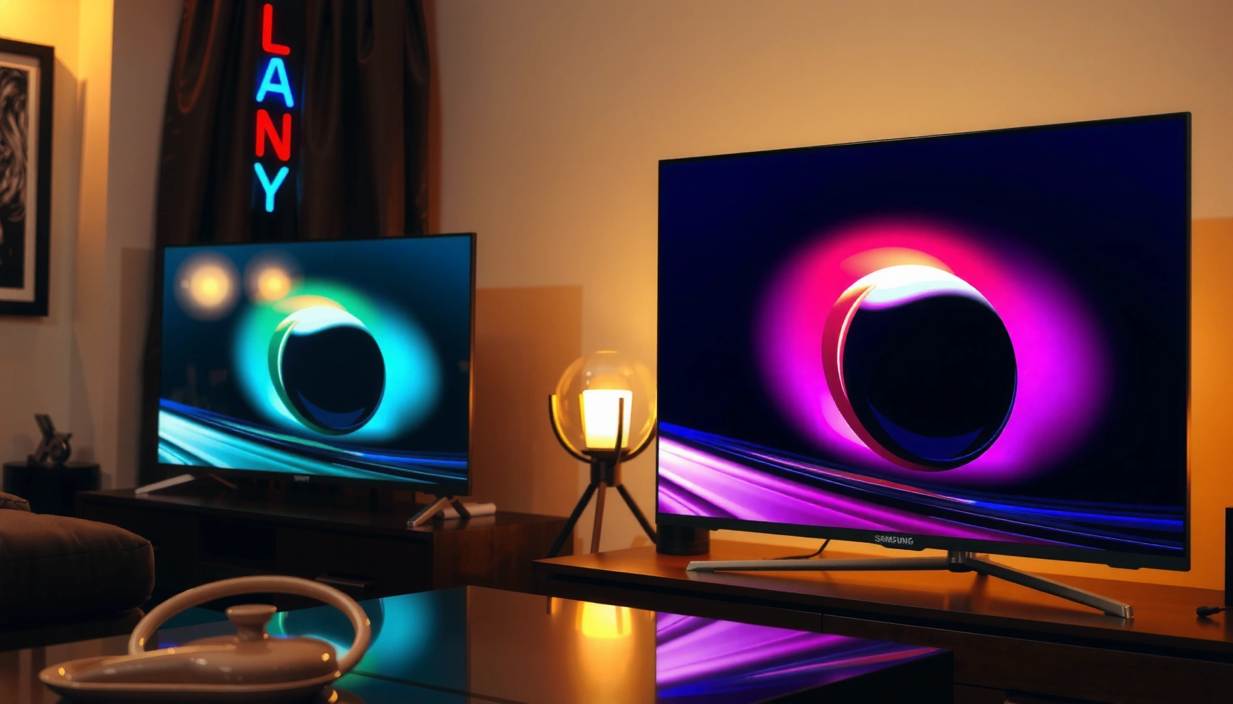 Comparison of Sony 120Hz and Samsung 120Hz displays highlighting key differences.