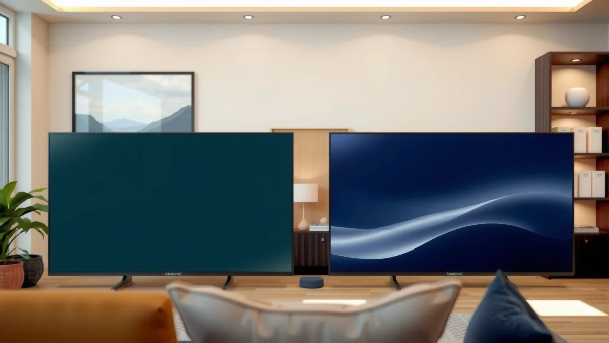 Comparison of Sony and Samsung Smart TVs highlighting key updates and differences.