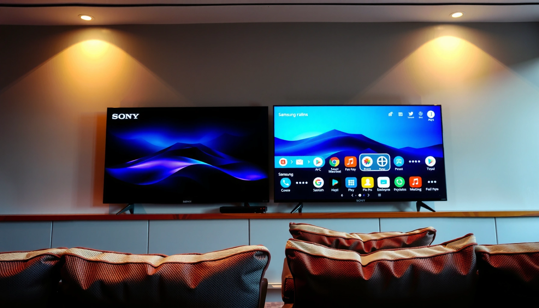 Comparison of Sony and Samsung Smart TVs highlighting key differences and features.