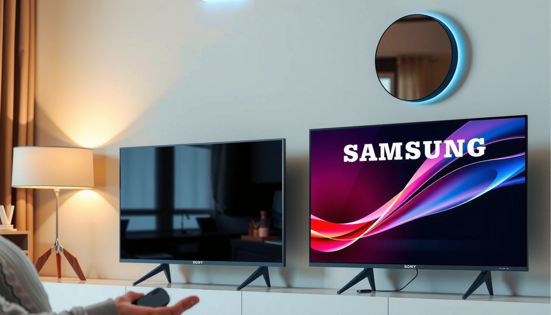Comparison of Sony and Samsung Smart TVs showcasing their value and features.