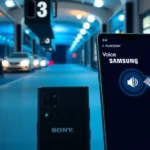 Comparison of Sony and Samsung voice control features in smart devices.
