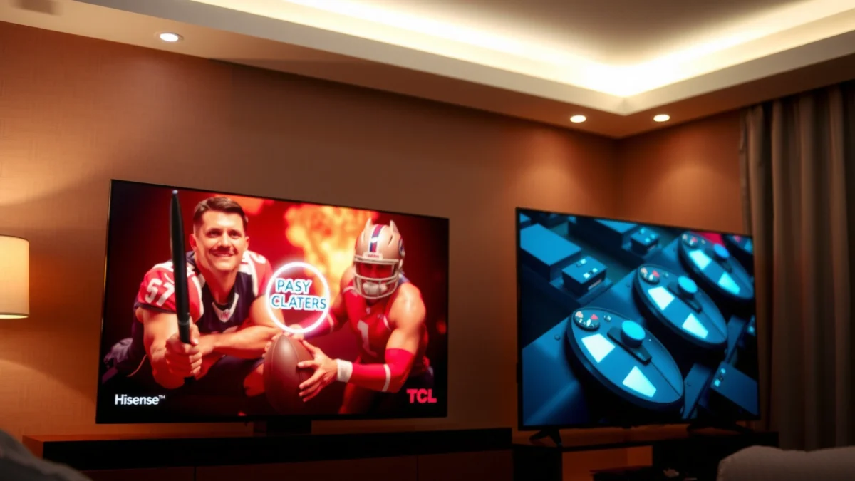 Comparison of TCL TV and Hisense TV for watching movies, highlighting features and performance.