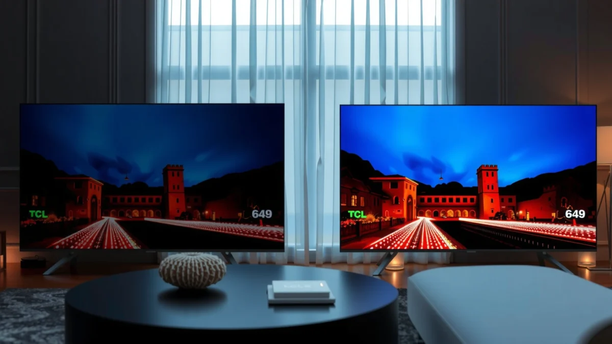 Comparison of TCL TV and Hisense TV HDR performance and features.
