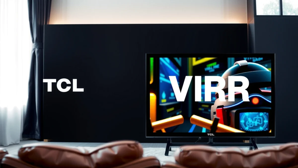 Comparison of TCL and Hisense TVs showcasing their Variable Refresh Rate performance.