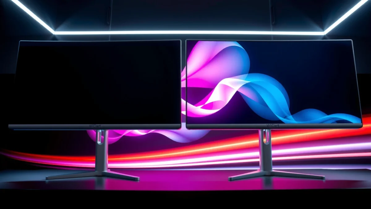Comparison of TN and OLED panel response times in gaming and multimedia applications.
