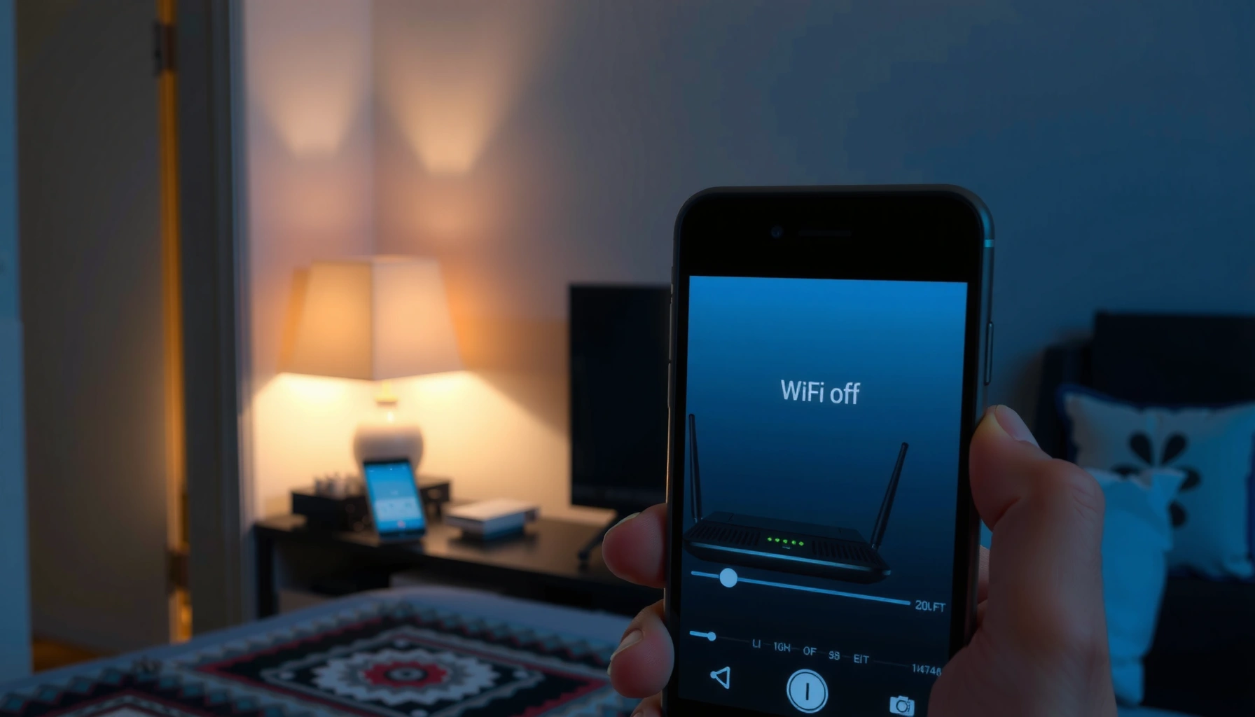 Step-by-step guide on how to turn off Wi-Fi at night for better sleep and reduced distractions.