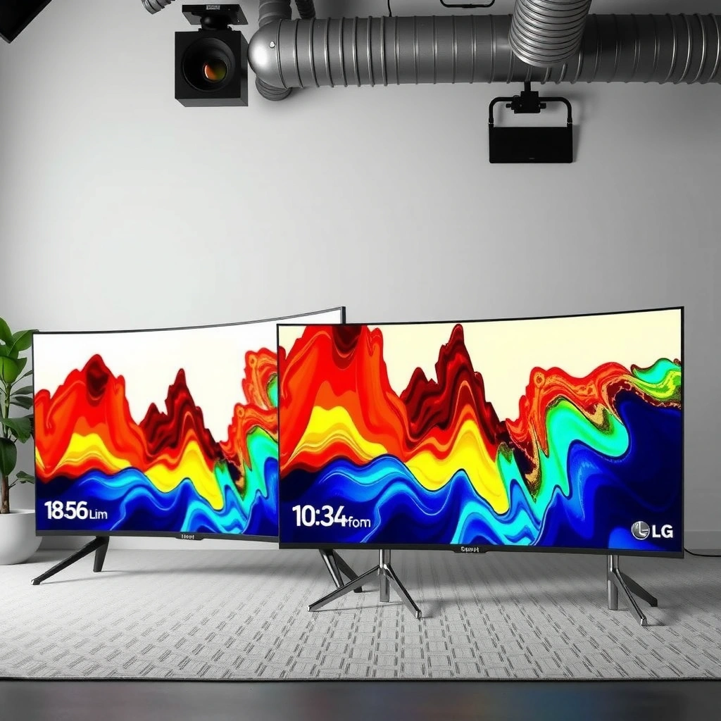 Comparison of picture quality features like contrast, blacks, and color in Samsung QLED and LG OLED TVs