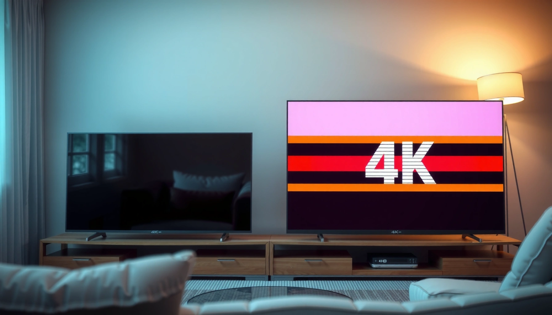 Comparison of UHD and 4K TVs highlighting their differences and features.