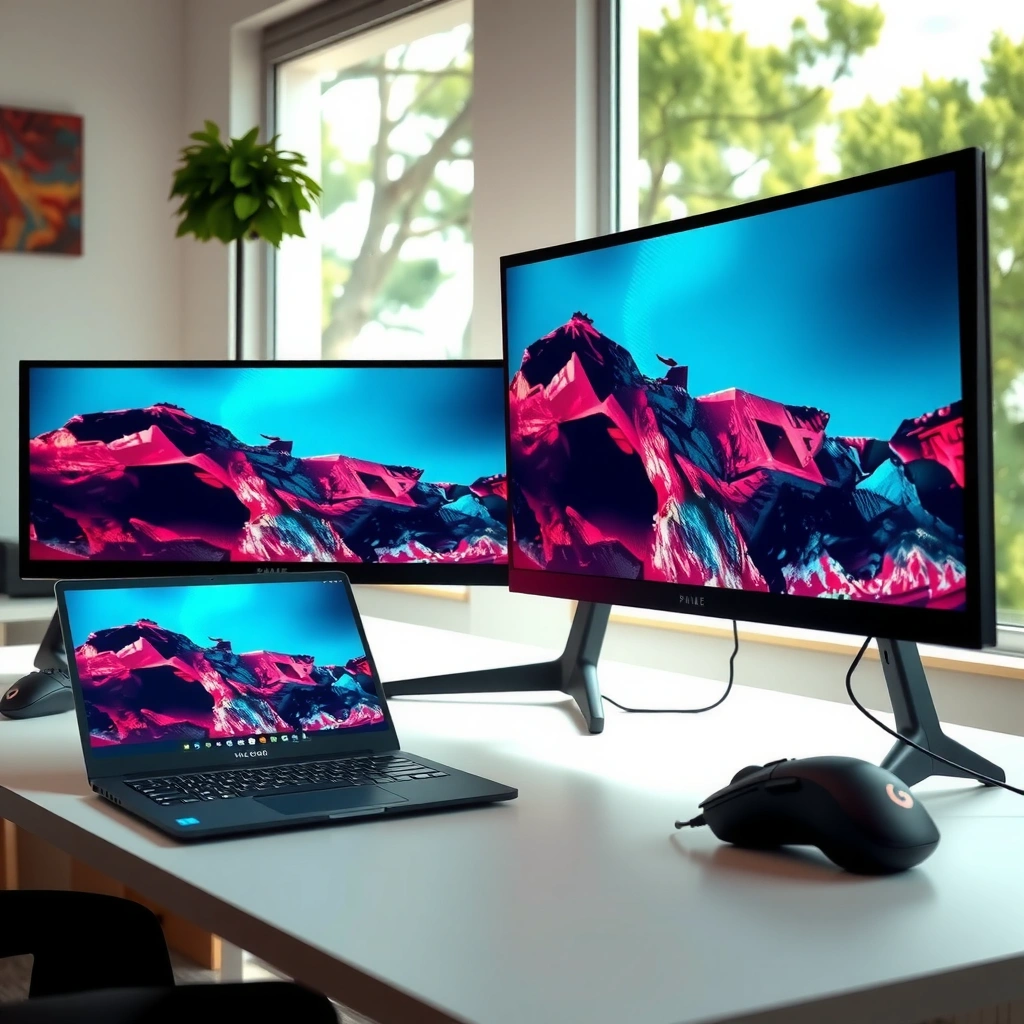 Comparison of 1080p and 1440p gaming monitor resolutions and their differences