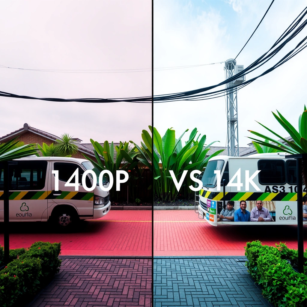 Illustration explaining the differences between 1440p and 4K resolutions for movies