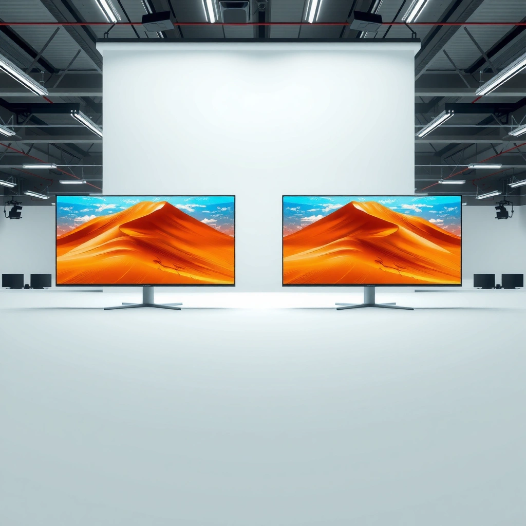 A visual comparison of 144Hz refresh rates between Sony and Samsung monitors, highlighting performance aspects.